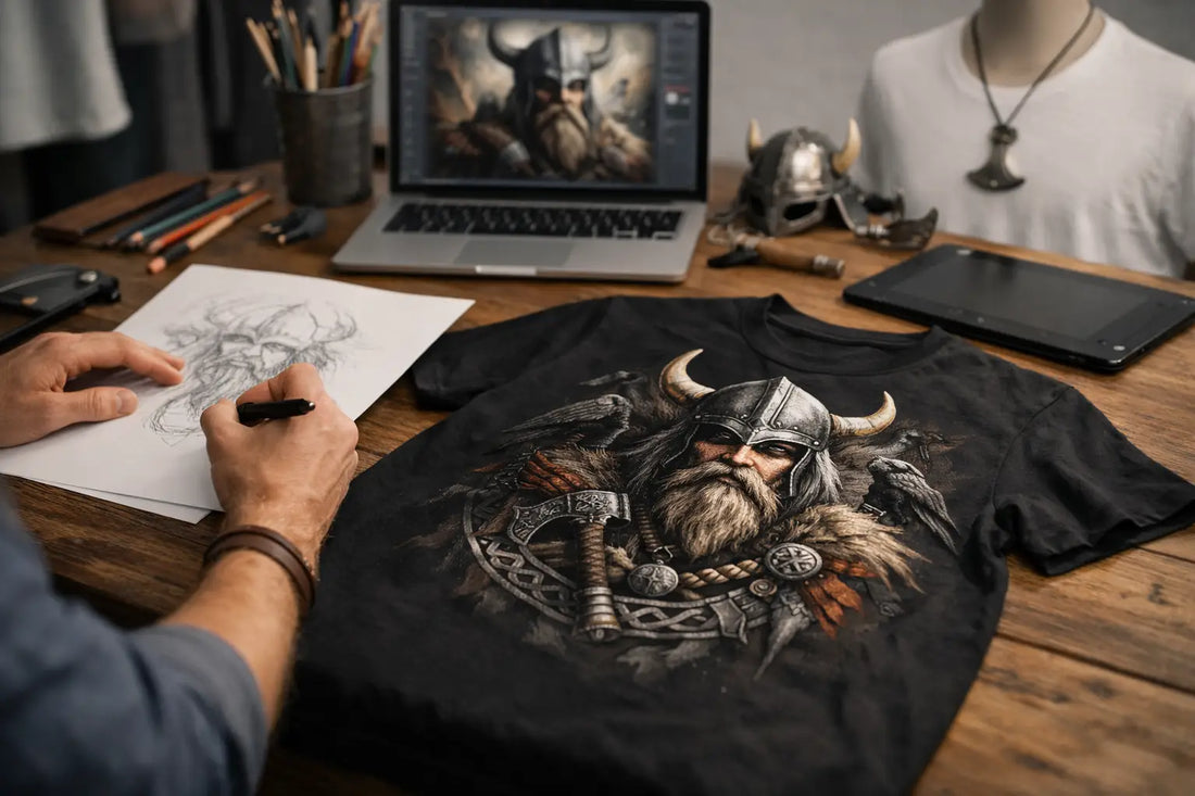 Eigenes Wikinger Shirt gestalten mit Haltung