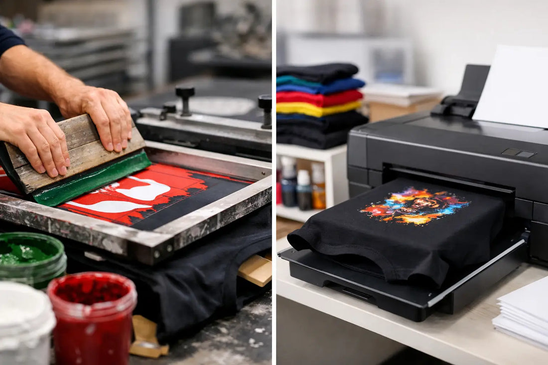 Siebdruck versus Print on Demand: Was passt?