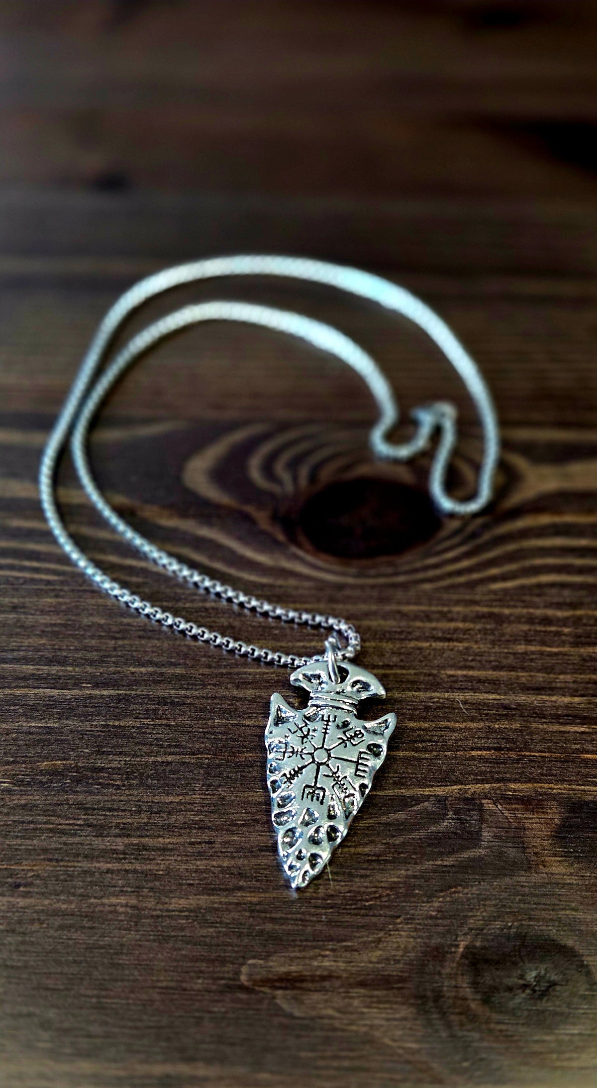 Viking Spear – Vegvisir Halskette